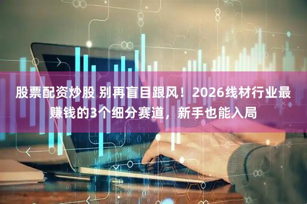 股票配资炒股 别再盲目跟风！2026线材行业最赚钱的3个细分赛道，新手也能入局